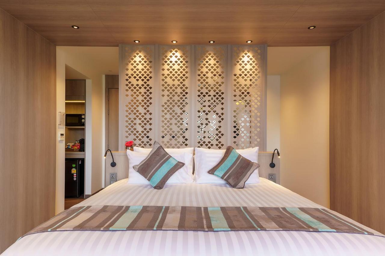 Hotel Fifth Pattaya Jomtien By Shiwalai Int Esterno foto A bedroom at the hotel